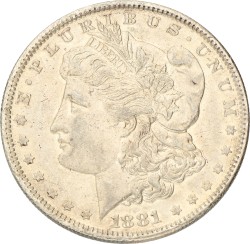 No reserve - USA. New Orleans. Morgan Dollar. 1881.