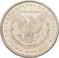 No reserve - USA. Philadelphia. Morgan Dollar. 1896.