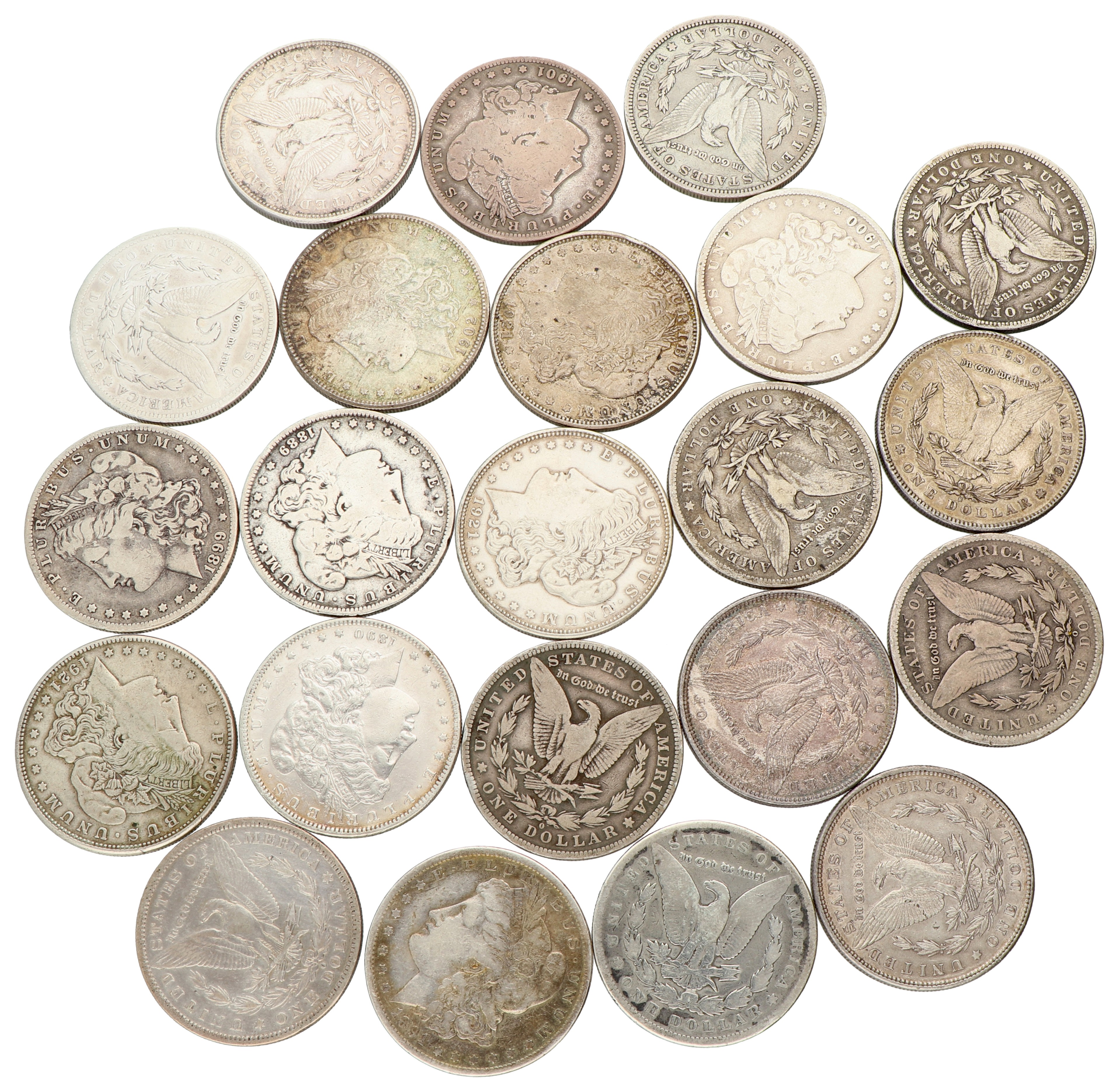 No reserve - USA. Philadelphia, New Orleans, San Francisco. Lot (22) 1878 - 1921.