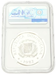 No reserve - Dominican Republic. 10 Pesos - Year of the Child. 1982.