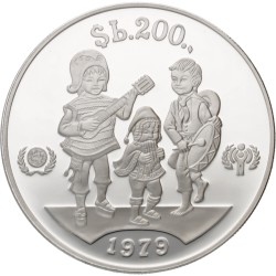 Bolivia. 200 Pesos Bolivianos - Year of the Child. 1979. PF 68 ULTRA CAMEO.