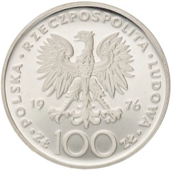 No reserve - Poland. 100 Złotych - Kazimierz Pułaski. 1976.