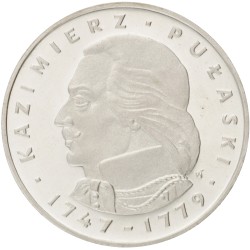 No reserve - Poland. 100 Złotych - Kazimierz Pułaski. 1976.