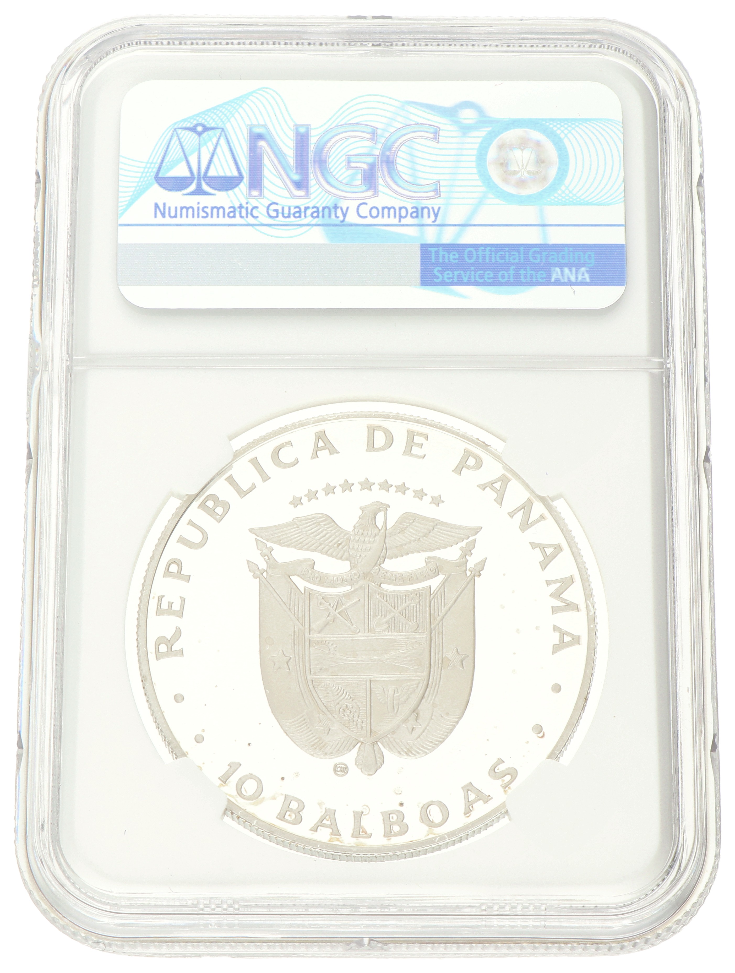 Panama. 10 Balboas - Year of the Child. 1982. PF 67 ULTRA CAMEO.