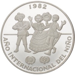 Panama. 10 Balboas - Year of the Child. 1982. PF 67 ULTRA CAMEO.