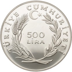 No reserve - Turkey. 500 Lira - Year of the Child. 1979.