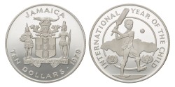 No reserve - Jamaica. 10 Dollars - Year of the Child. 1979.