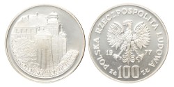 No reserve - Poland. 100 Złotych - Wawel Castle of Krakow. 1977.