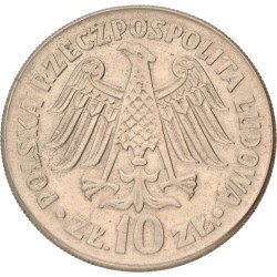 No reserve - Poland. 10 Złotych - Kazimierz Wielki. 1964 - Legends incuse.