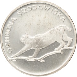 No reserve - Poland. 100 Złotych - Environmental Protection, Lynx. 1979 MW.