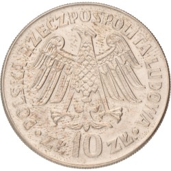 No reserve - Poland. 10 Złotych - Kazimierz Wielki. 1964 - Legends raised.