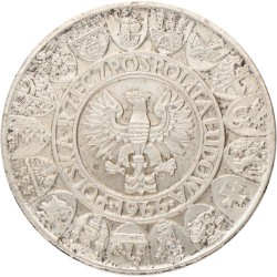 No reserve - Poland. 100 Złotych - Polish Millennium. 1966 MW.