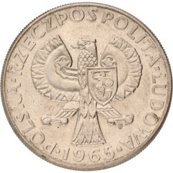 No reserve - Poland. 10 Złotych - PROBA, 700th Anniversary of Warsaw. 1965 MW.