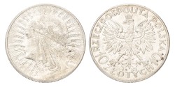 No reserve - Poland. 10 Złotych - Polonia. 1932 (London). AU 55.