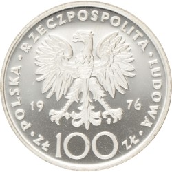 No reserve - Poland. 100 Złotych - Kazimierz Pułaski. 1976 MW.