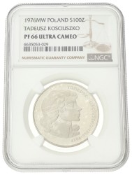 No reserve - Poland. 100 Złotych - Tadeusz Kosciuszko. 1976.