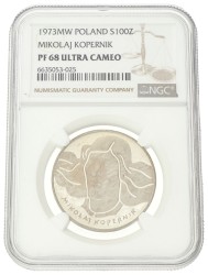 No reserve - Poland. 100 Złotych - Mikolaj Kopernik. 1973MW.