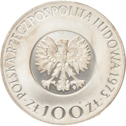 No reserve - Poland. 100 Złotych - Mikolaj Kopernik. 1973MW.