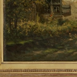 Hollandse School, 19e eeuw, Een boerenerfje.