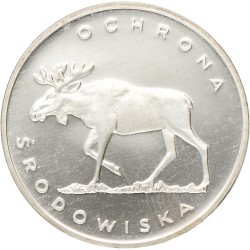 No reserve - Poland. 100 Złotych - Environmental Protection, Moose. 1978.