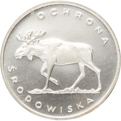 No reserve - Poland. 100 Złotych - Environmental Protection, Moose. 1978.