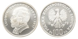 No reserve - Poland. 100 Złotych - Ludwik Zamenhof. 1979.