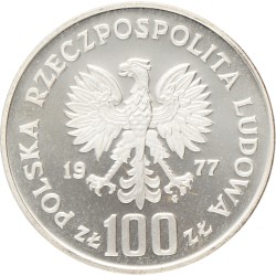 No reserve - Poland. 100 Złotych - Environmental Protection, Buffalo. 1977.