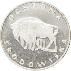 No reserve - Poland. 100 Złotych - Environmental Protection, Buffalo. 1977.