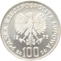 No reserve - Poland. 100 Złotych - Helena Modrzejewska. 1975MW.