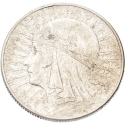 No reserve - Poland. 5 Złotych - Polonia. 1933.