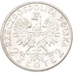 No reserve - Poland. 2 Złote - Polonia. 1932.