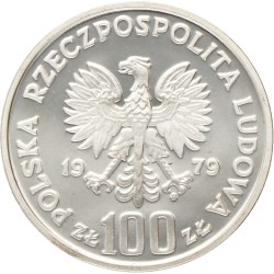 No reserve - Poland. 100 Złotych - Henryk Wieniawski. 1979.