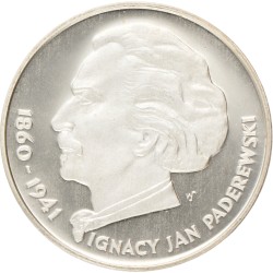 No reserve - Poland. 100 Złotych - Ignacy Jan Paderewski. 1975.