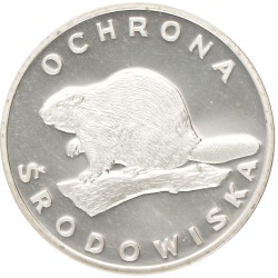 No reserve - Poland. 100 Złotych - Environmental Protection, Beaver. 1978.