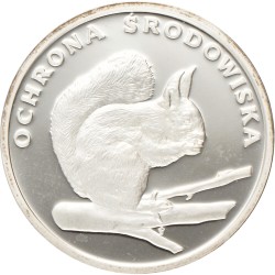 No reserve - Poland. 500 Złotych - Environmental Protection, Squirrel. 1985 MW.