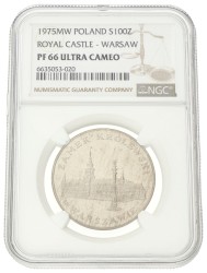 No reserve - Poland. 100 Złotych - Royal Castle in Warsaw. 1975 MW.