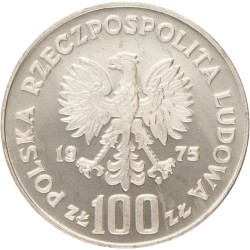 No reserve - Poland. 100 Złotych - Royal Castle in Warsaw. 1975 MW.