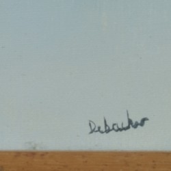'Debacker', 20e eeuw, Surrealistische voorstelling.