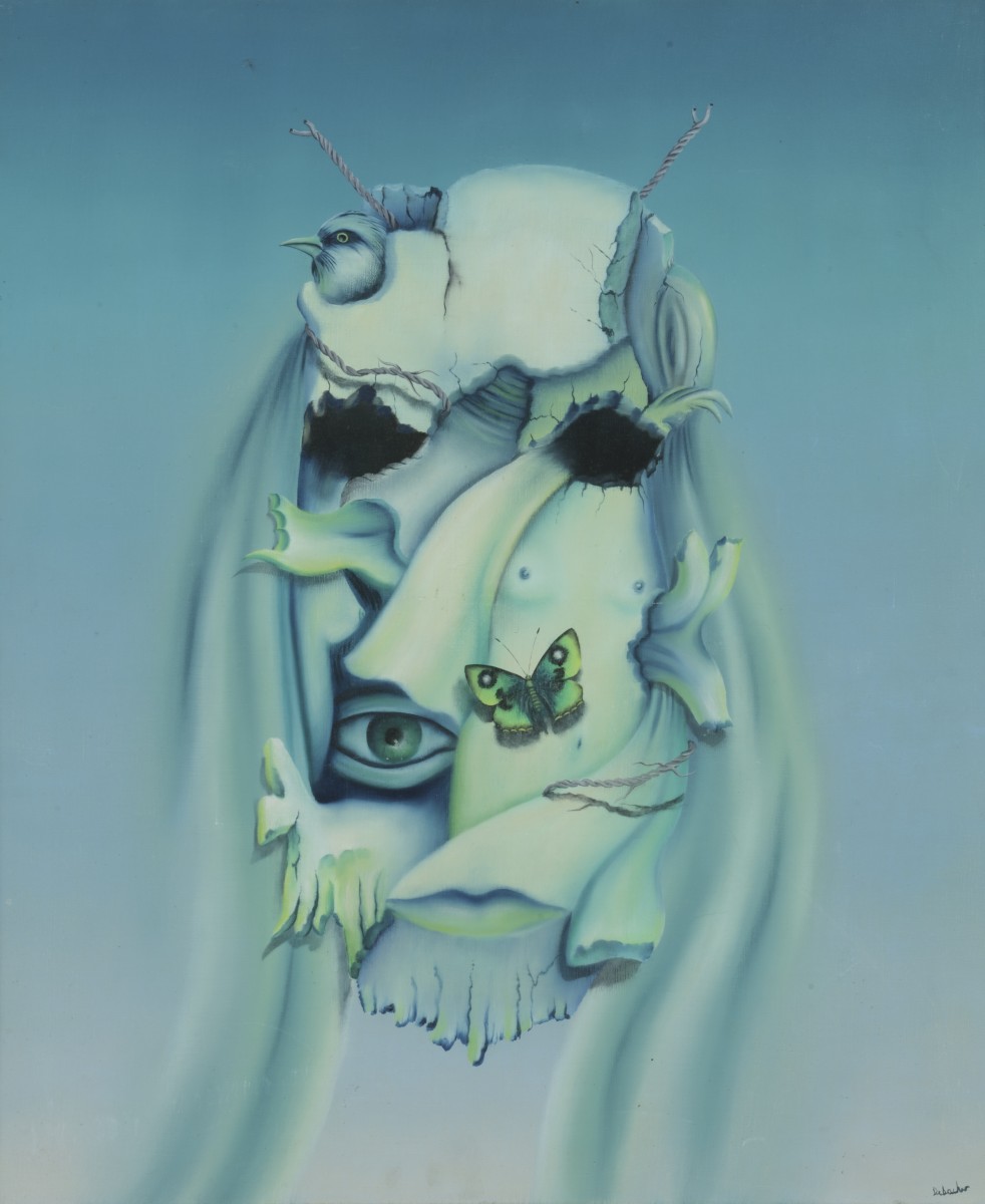 'Debacker', 20e eeuw, Surrealistische voorstelling.