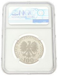 No reserve - Poland. 100 Złotych - Death of Marie Curie. 1974.