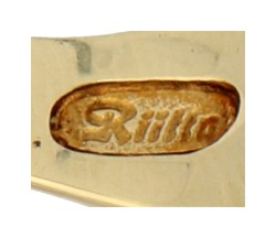 No reserve - Riitta 14K geelgouden design ring voor Alpo Tammi Koru.