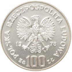 No reserve - Poland. 100 Złotych - Adam Mickiewicz. 1978 MW.