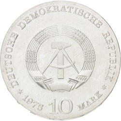 No reserve - Germany. DDR. 10 Mark - Albert Schweitzer. 1975.