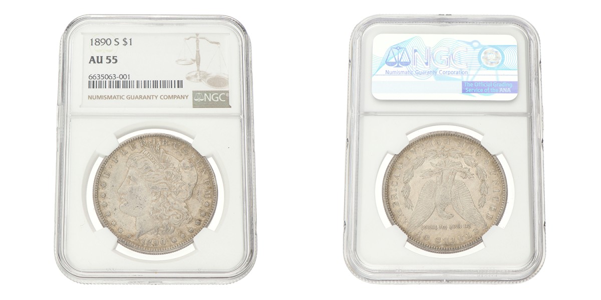 No reserve - USA. San Francisco. Morgan Dollar. 1890.