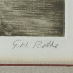 G.H. Rothe, 20e eeuw. 'Solitude'.