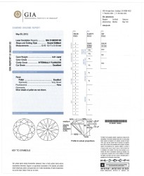 0.51 ct. GIA gecertificeerde natuurlijke diamant.