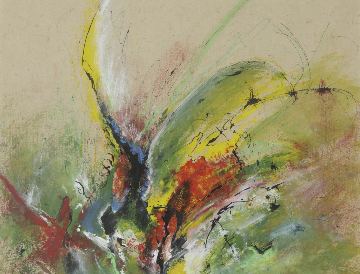 Marijke van der Windt (Geb. 1949), Abstracte compositie.