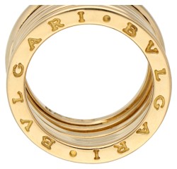 Bvlgari 18K geelgouden B.zero1 vier-bands ring.