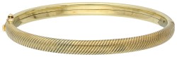 14K geelgouden bangle armband. 