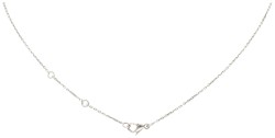 Chaumet 18K witgouden 'Liens' hanger bezet met ca. 0.12 ct. diamant.